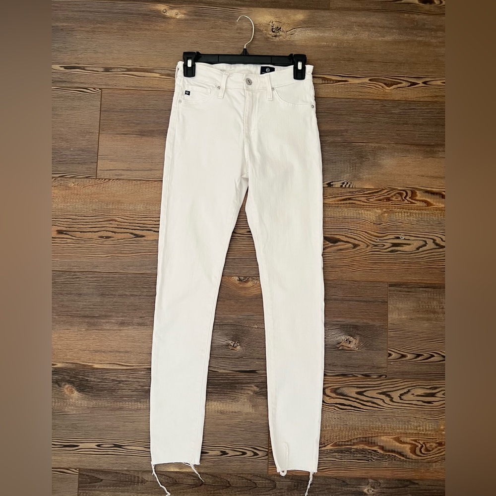 AG Farrah Skinny Jean - White